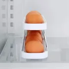 Контейнер для зберігання яєць у холодильнику на два яруси Білий