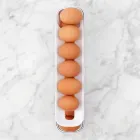 Контейнер для зберігання яєць у холодильнику на два яруси Білий