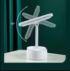 Косметичне потрійне дзеркало з підсвічуванням від USB, Дзеркало для макіяжу сенсорне з підставкою TPSP
