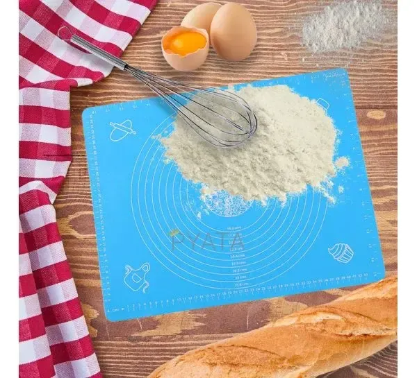 Силіконовий килимок для випічки Benson BN-021 (30*40см) килимок кондитерський Бенсон, килимок для тесту Бенсон