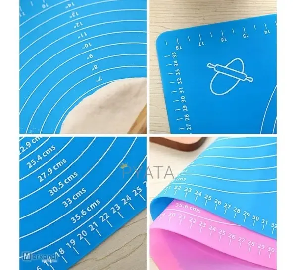 Силіконовий килимок для випічки Benson BN-021 (30*40см) килимок кондитерський Бенсон, килимок для тесту Бенсон