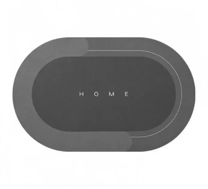 Килимок для ванни вологопоглинаючий Home 50 x 80 см, овальний