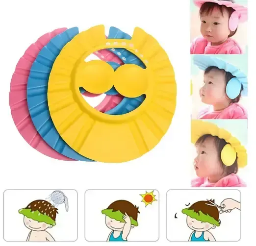Козирок для купання дітей від 6 місяців до 3-х років захистить очі малюка від мила та шампуню