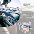 Креативний автомобільний освіжувач, ароматизатор повітря у вигляді літака з пропелером, що обертається, від сонячної панелі