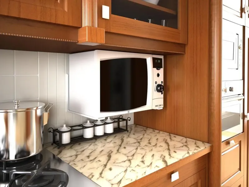 Кронштейн для мікрохвильової печі телескопічний V-Star 250х465мм AND 2025