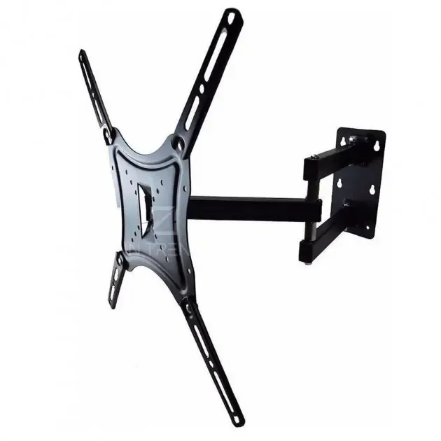 Кронштейн для телевізора HDL-117B-2 Чорний настінний кріплення діагоналлю 14" - 55" тримач для плазми до 50 кг