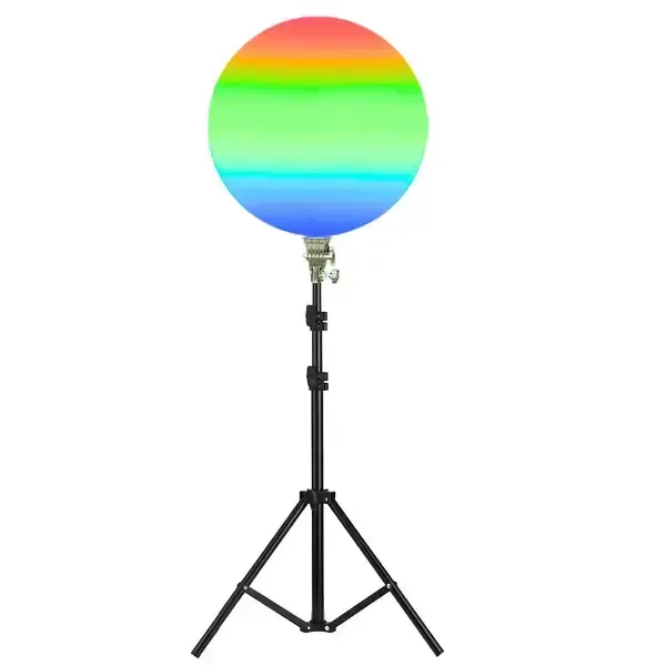 Кругла світлодіодна лампа 45см RGB-LED Fill Light GS-450 кольорова з пультом  для фото та відео