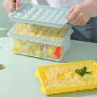 Кухонні лотки для льоду, контейнер для зберігання льоду з герметичною кришкою, 36/144 комірок, міні Штабелований контейнер для льоду для морозильної камери