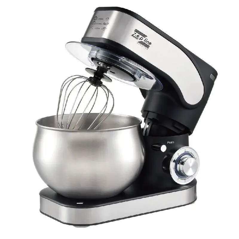 Кухонний тістоміс міксер 4в1 3500 Вт на 6 літрів Zepline з нержавіючої сталі ZP-136