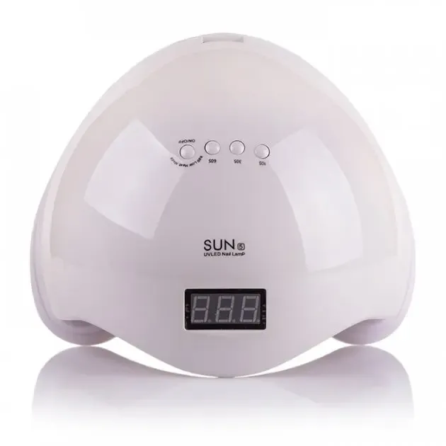 Світлодіодна лампа для манікюру SUN 5 48W з дисплеєм та сенсором, UV лампа