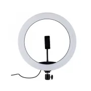 Кільцева LED лампа 30 см з тримачем для телефону / Студійне світло