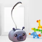 Лампа настільна на гнучкій ніжці з органайзером для ручок та підставкою телефону Quite Light Deer з точилкою олівців, живлення від USB
