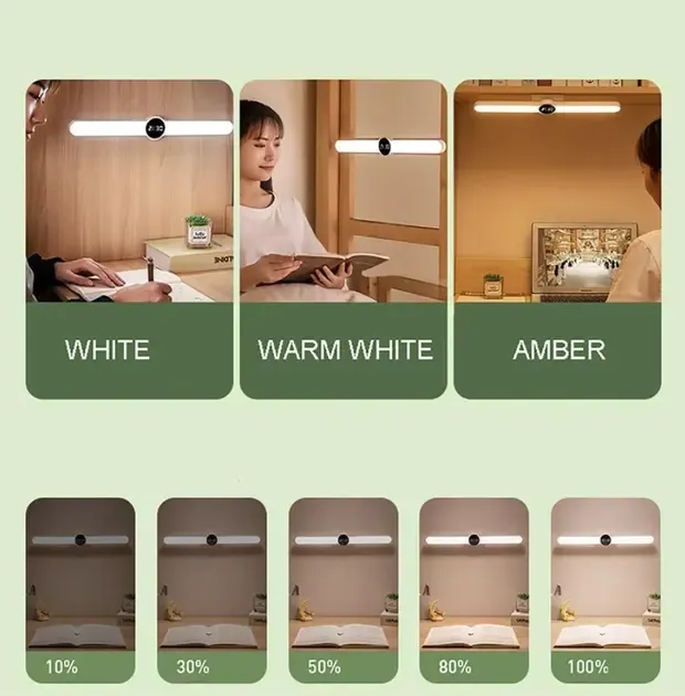 Лампа акумуляторна портативна на стіну 1800mAh