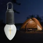 Лампочка з акумулятором + карабін, від USB, BL HK-169B / Підвісна LED лампочка / Ліхтар для кемпінгу