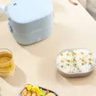 Ланч-бокс з підігрівом об'ємом 1 л на два контейнери з кришками LY-800