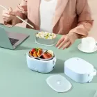 Ланч-бокс з підігрівом об'ємом 1 л на два контейнери з кришками LY-800