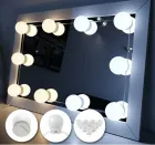 LED лампочки 10 шт для дзеркала 3 режими Mirror lights-meet different живлення USB