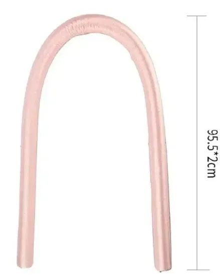 Стрічка для завивки волосся з гумками та шпилькою, шовкові бігуді для холодного укладання волосся та створення локонів