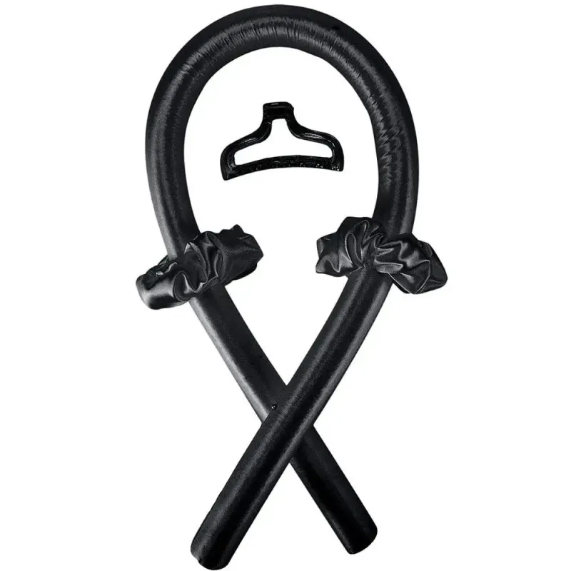 Стрічка для завивки волосся з гумками та шпилькою, шовкові бігуді для холодного укладання волосся та створення локонів