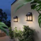 Вуличний ліхтар на сонячній батареї з датчиком руху Solar Wall Lamp COBA CL-118