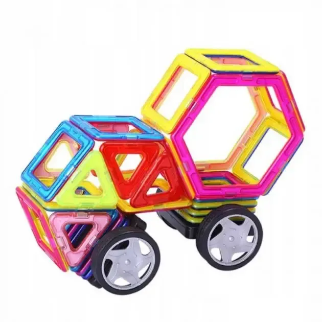 36 деталей Магнітний конструктор, дитячий 3Д конструктор, конструктор магнітний у валізі