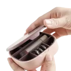 Маленька дорожня скринька для прикрас, міні-органайзер для прикрас із дзеркалом