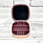 Маленька дорожня скринька для прикрас, міні-органайзер для прикрас із дзеркалом