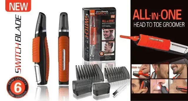 Машинка для стрижки Switch Blade | Універсальний триммер для бороди