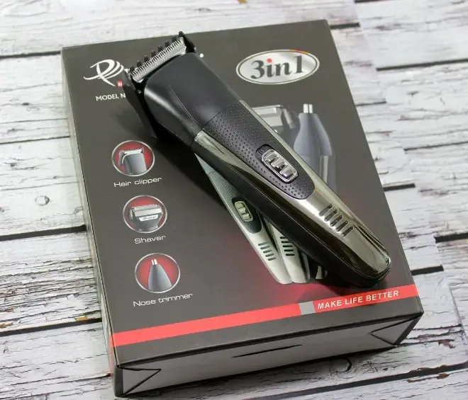 Машинка для стрижки триммер бритва Gemei GM-598 3 в 1