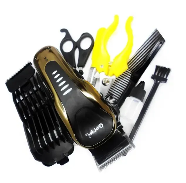 Машинка для стрижки тварин + триммер Gemei GM 6063, пилка для кігтів