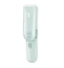 Машинка для стрижки дітей безшумна з витяжкою VGR V-155, 4 безпечні насадки, IPX8, зелена