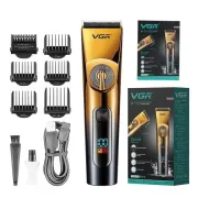 Машинка для стрижки волосся для чоловіків VGR V-663 Змінні насадки