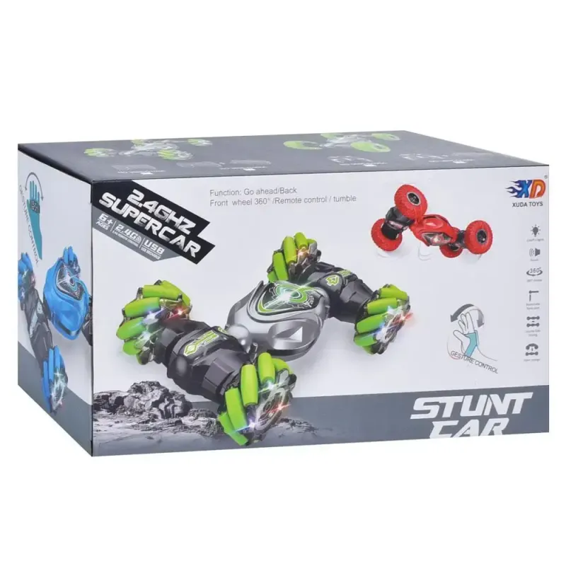 Машинка на радіокеруванні (USB зарядка, змінює форму, світло, звук) 3688-G106A