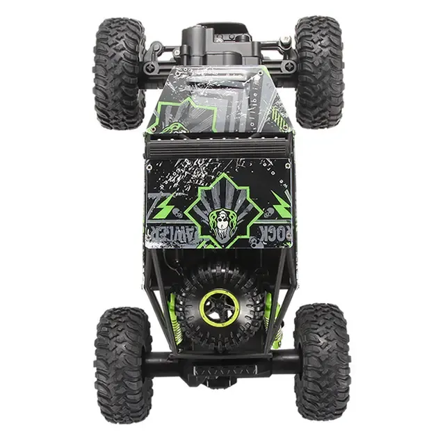 Машинка на радіокеруванні джип-всюдихід Climbing на амортизаторах повнопривідна з протекторами та великими гумовими колесами 2.4 GHz