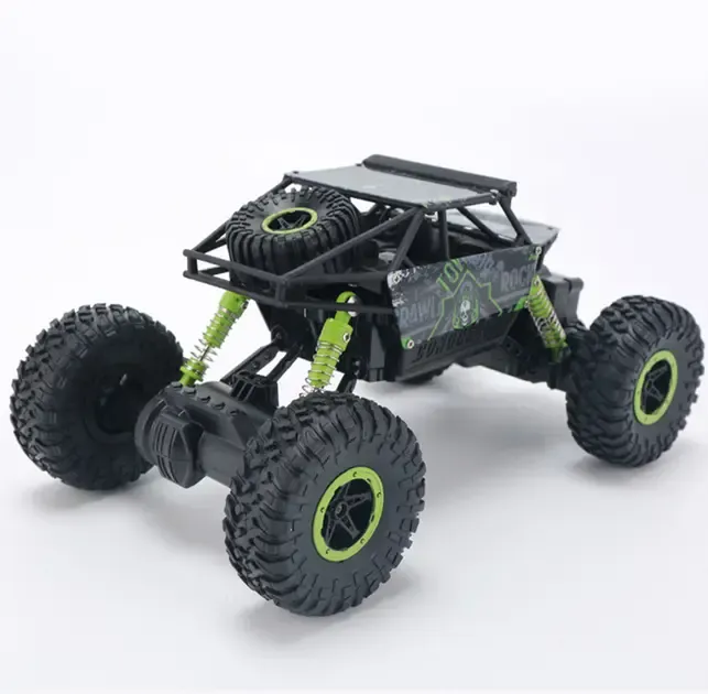 Машинка на радіокеруванні джип-всюдихід Climbing на амортизаторах повнопривідна з протекторами та великими гумовими колесами 2.4 GHz