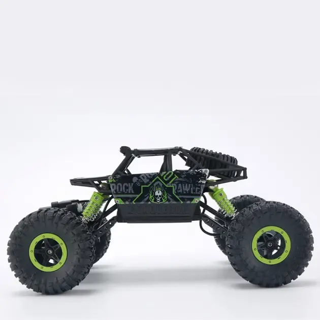 Машинка на радіокеруванні джип-всюдихід Climbing на амортизаторах повнопривідна з протекторами та великими гумовими колесами 2.4 GHz