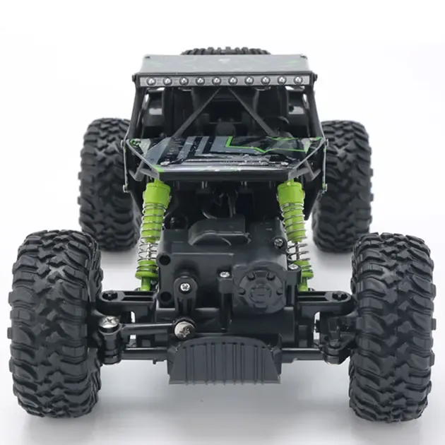 Машинка на радіокеруванні джип-всюдихід Climbing на амортизаторах повнопривідна з протекторами та великими гумовими колесами 2.4 GHz