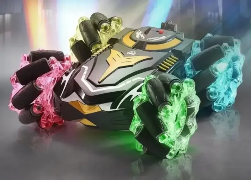 Машинка вертушка H-6010 Hyper Stunt-Car Glow, Машинка на радіокеруванні трюкова, дрифт, обертання 360°