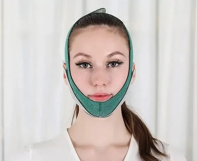 Маска бандаж для корекції овалу обличчя та другого підборіддя (WM-43)