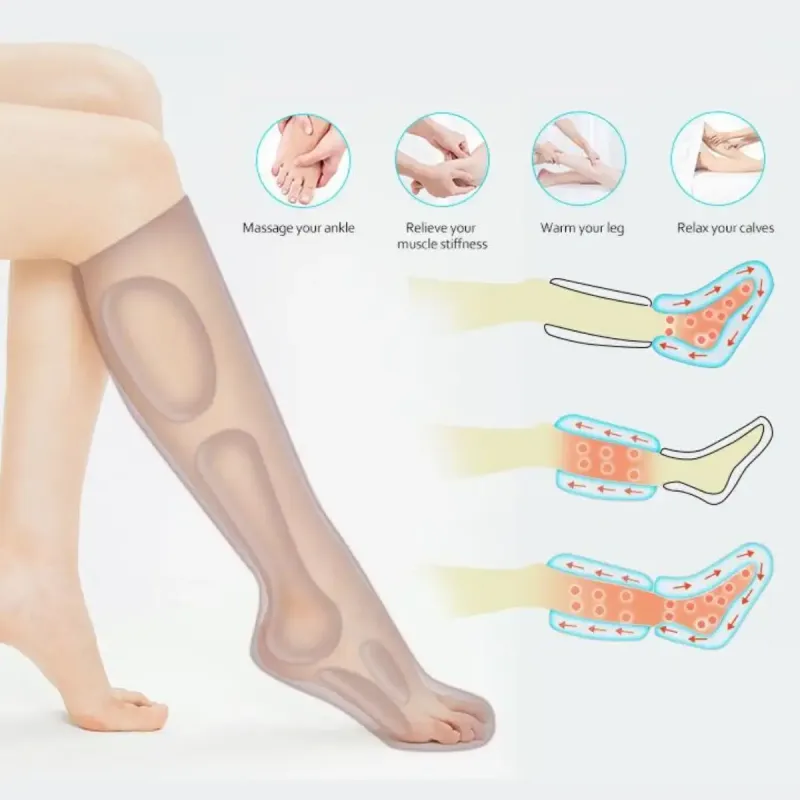 Масажер для ніг UPGRADE Апарат для пресотерапії та лімфодренаж ніг