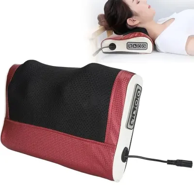 Масажна подушка для спини та шиї з функцією підігріву та 3 режимами масажу FG 214