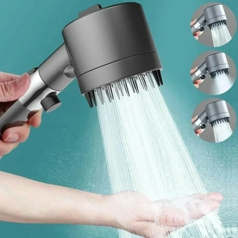 Масажна вирва з обертанням 360° Turbocharged Shower Head