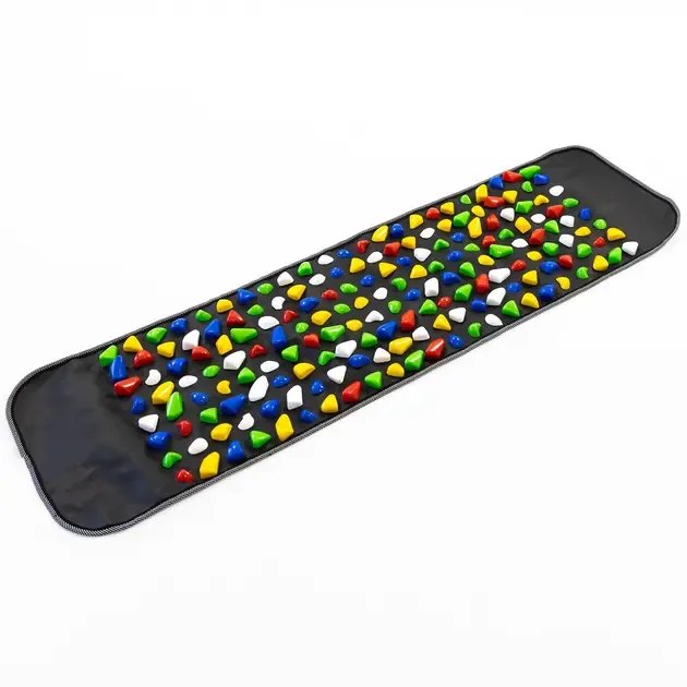 Масажний ортопедичний килимок доріжка для ніг дітей з камінням 120см OSPORT