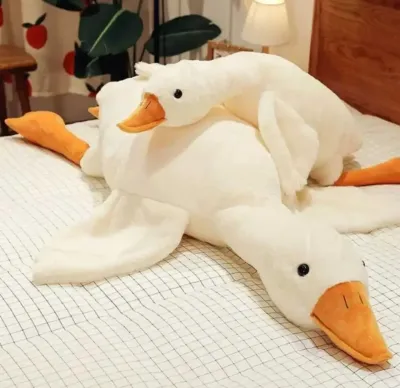 70 см М'яка плюшева іграшка подушка обіймашка Гусак, Гусак-обіймусь