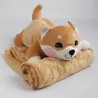 М'яка іграшка з пледом 1?1,5 м, подушка 50 см Дитяча іграшка-плед 3в1