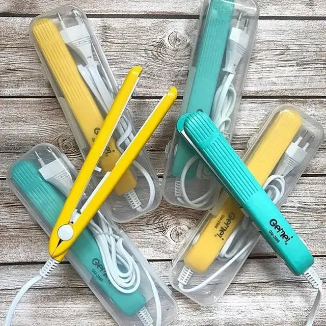 Міні-праска Гофре для волосся у пластиковому контейнері