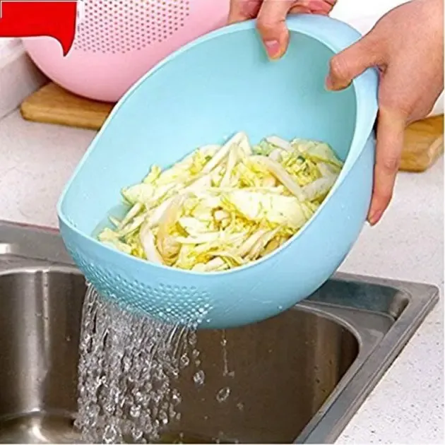 Миска для миття фруктів, рису та овочів Best Kitchen Миска 22 см