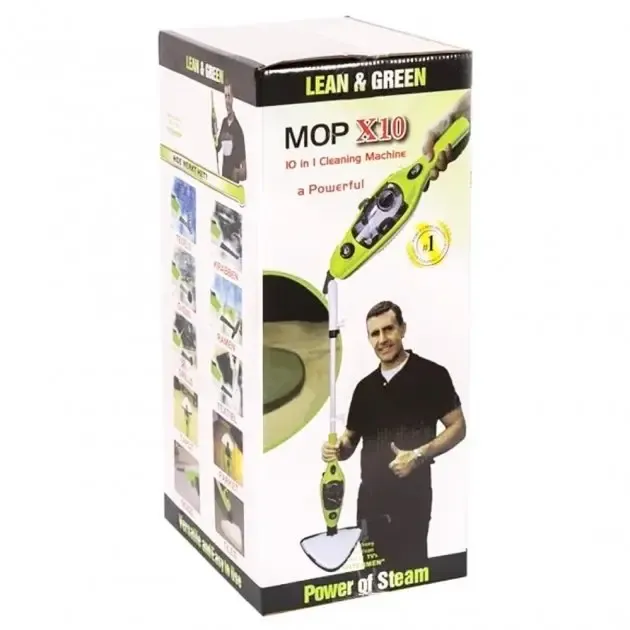 Багатофункціональна парова швабра X10 Steam Mop