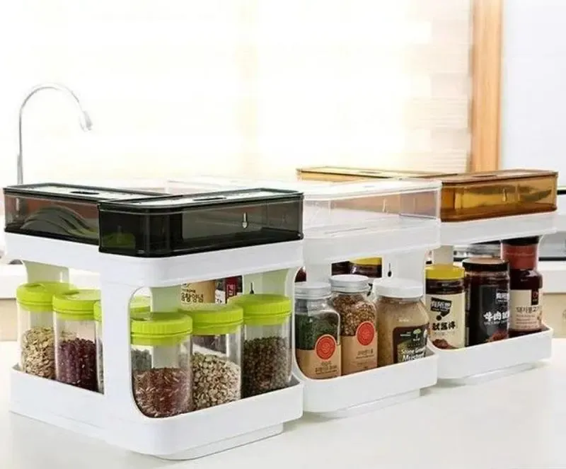 Багатофункціональний органайзер полиця для спецій та банок Spicy Shelf (Спайсі Шелф)