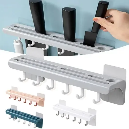 Багатофункціональний тримач для ножів з гачками